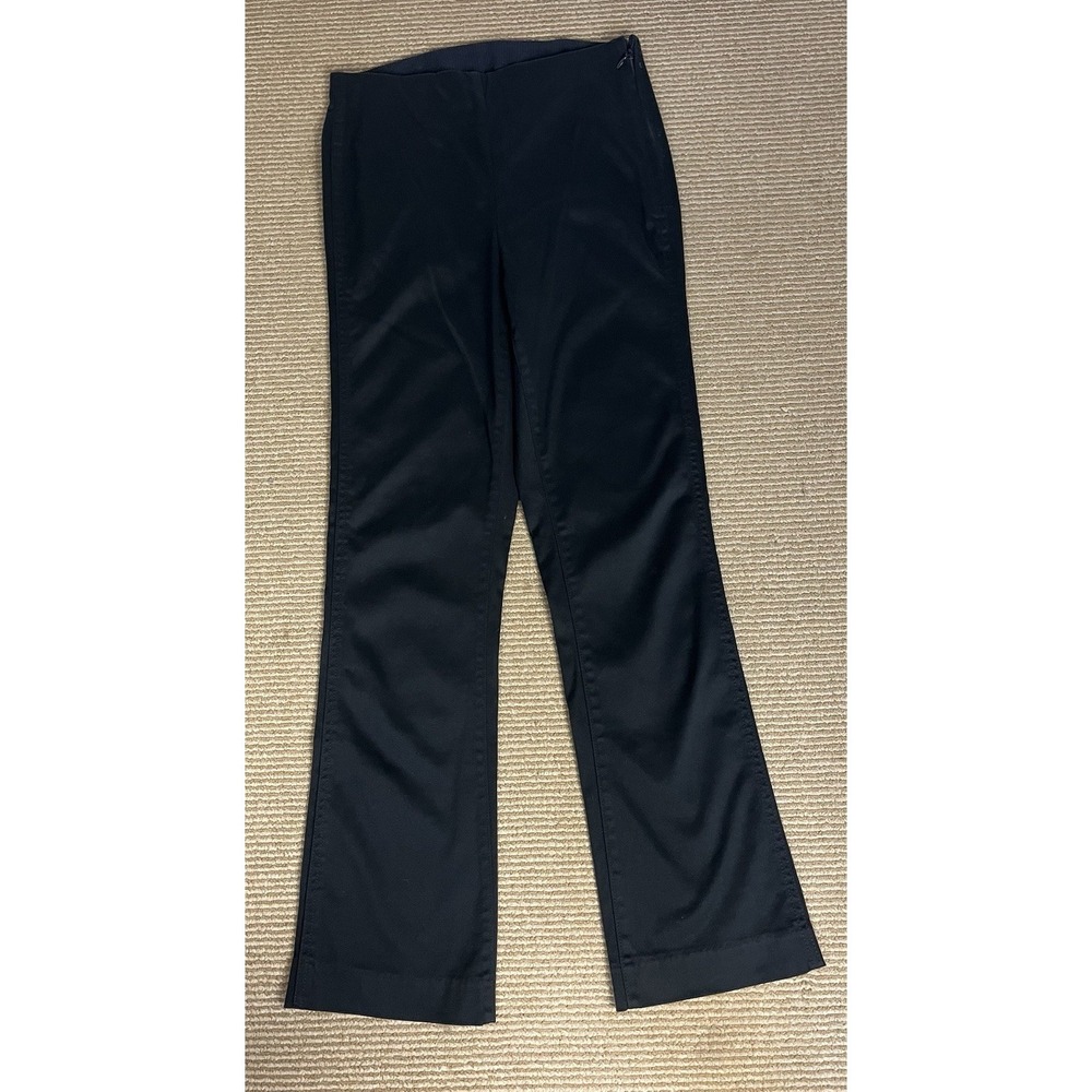 Lilly Pulitzer Black Pants side zip size 2 Cotton Blend